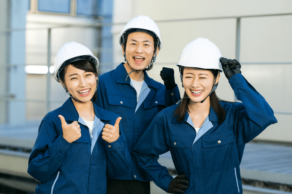 楽しそう製造女子
